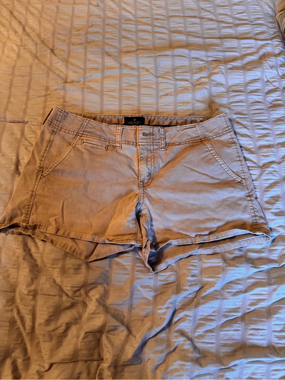 American Eagle Outfitters Tan/Khaki Casual Jean Shorts